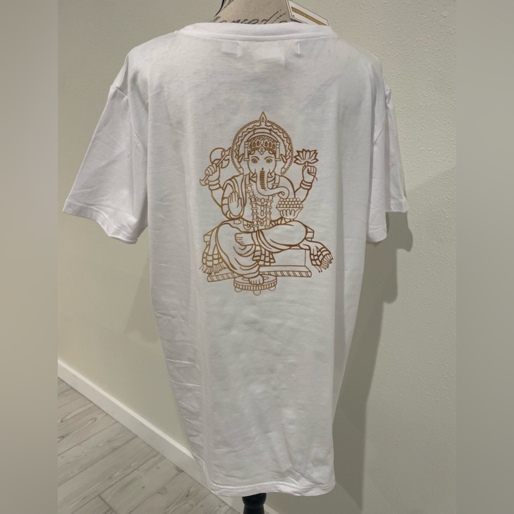 Gretchen Scott Designs White Boxy Short Sleeve T-Shirt